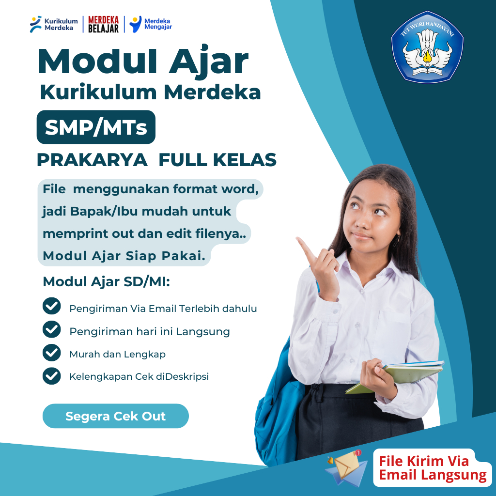 

MODUL AJAR PRAKARYA BUDIDAYA KELAS VII, VIII, IX SMP/MTs KURIKULUM MERDEKA LENGKAP