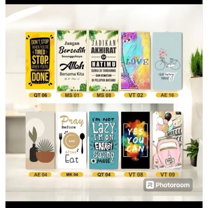 A1 Pajangan Dinding Unik / Hiasan Dinding Motivasi / Hiasan Rumah Kata Kata Motivasi Kata Kata Doa A