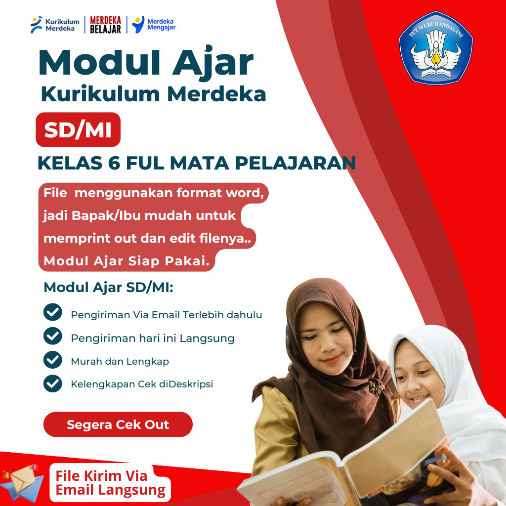 

MODUL AJAR KELAS 6 SD/MI KURIKULUM MERDEKA LENGKAP FULL MATA PELAJARAN