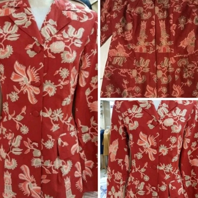 murah Blazer Batik Dharma wanita  batik dharmawanita Free dharmawanita