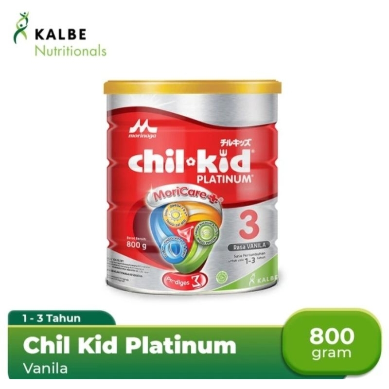 

MORINAGA CHILKID PLATINUM MORICARE VANILA 800GR