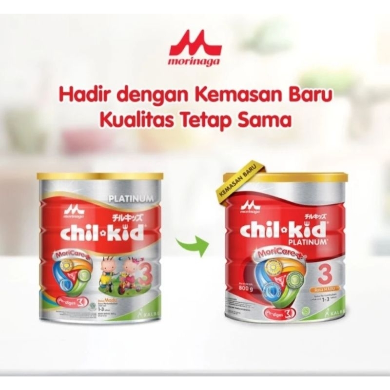 

CHILKID PLATINUM MORICARE MORINAGA RASA MADU 800GR