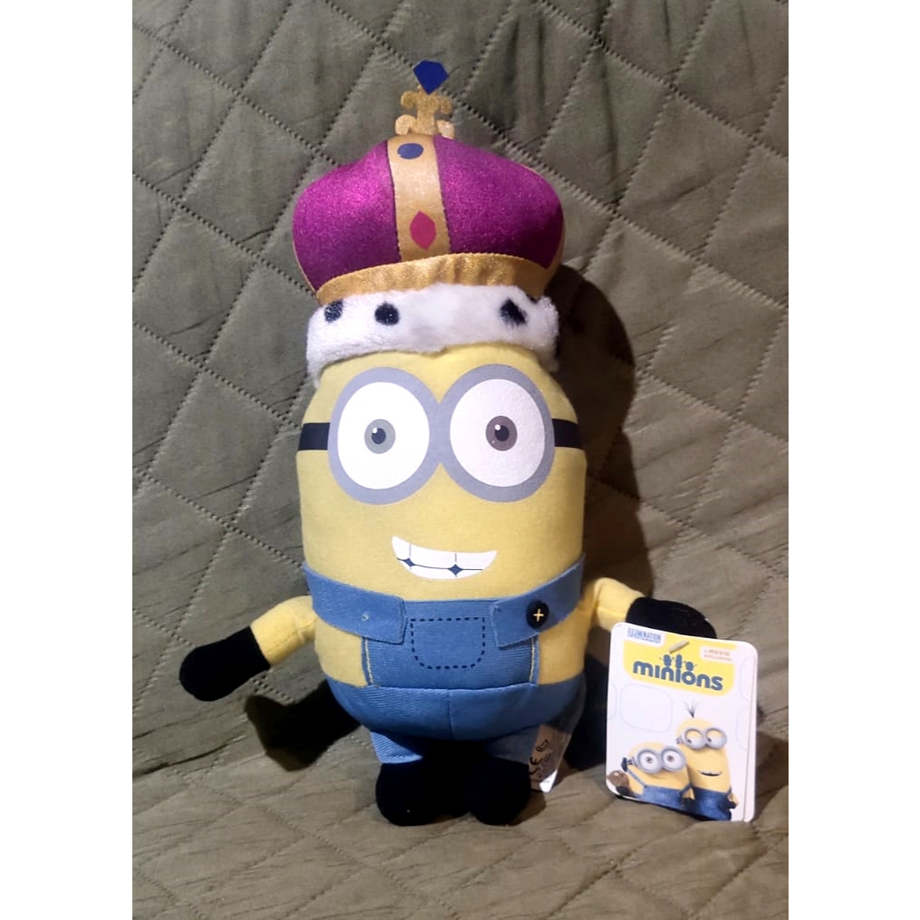 Boneka King Bob Minions Despicable Me Original Illumination Plush Doll