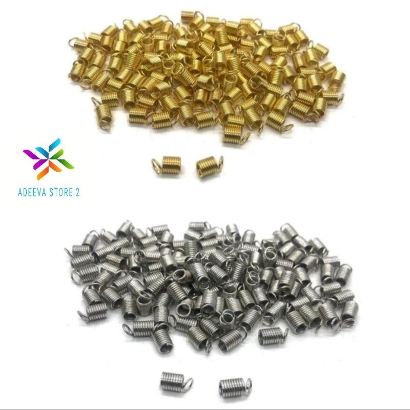 20gr Klep Penjepit Ujung Tali Per / Stopper Spiral Strap Masker