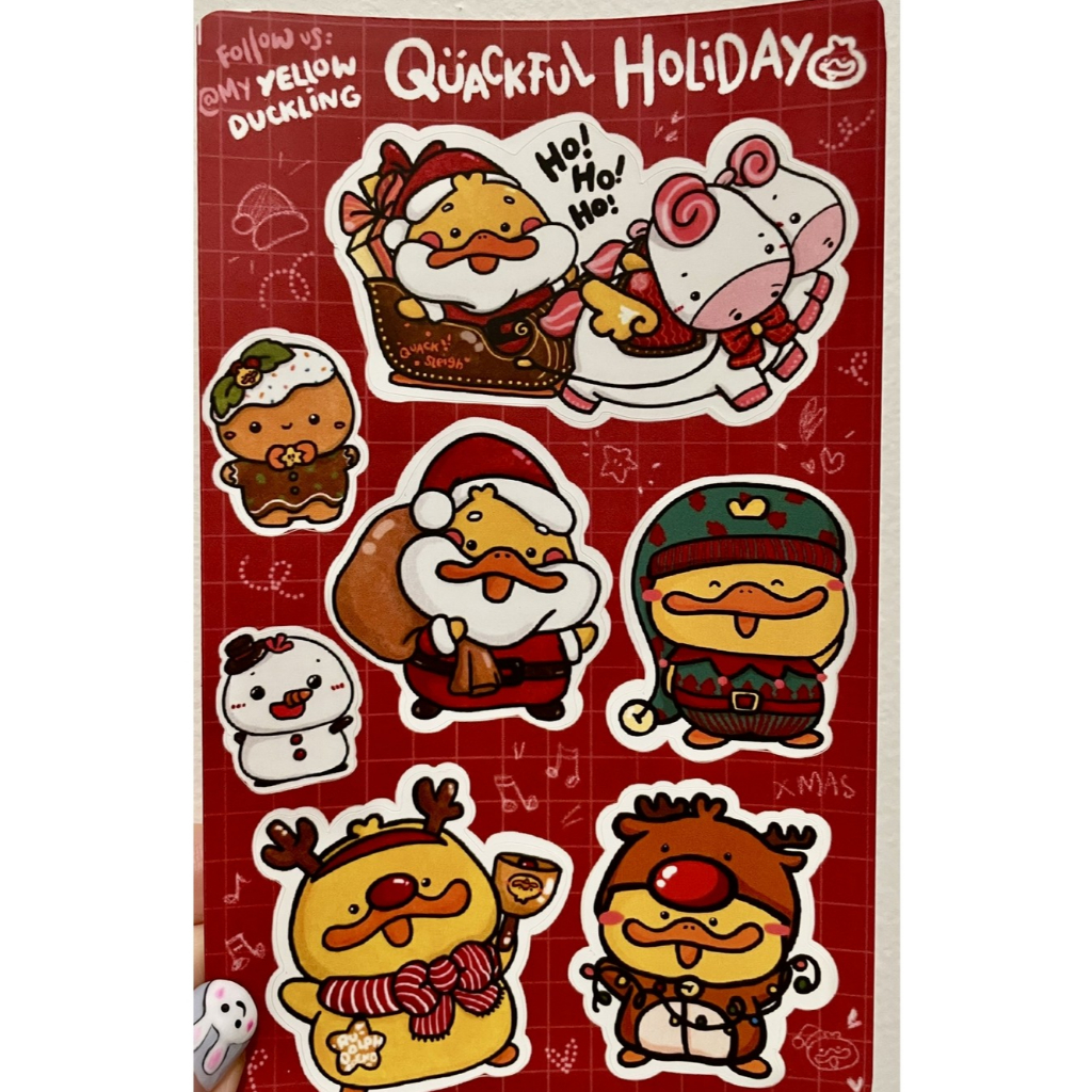 

Sticker Itik Lucu -- Special Christmas Edition by Mr. Itik