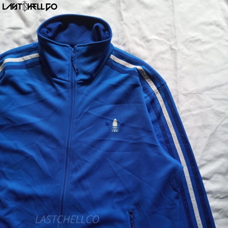 Tracktop adidas firebird blue on blue