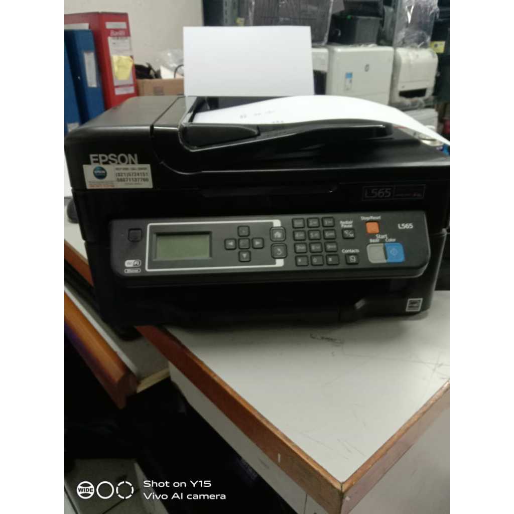 printer epson l565 all in one printer warna - wifi
