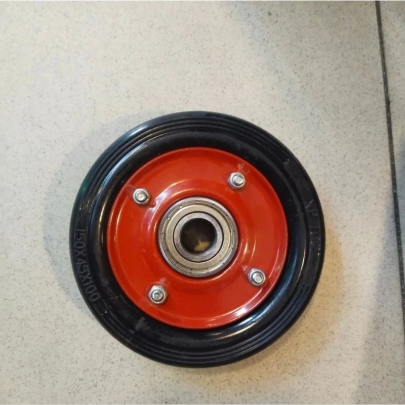 Roda Troli / Roda Trolley / Roda Lori 6 inch ( 160 x 45 x 100 )