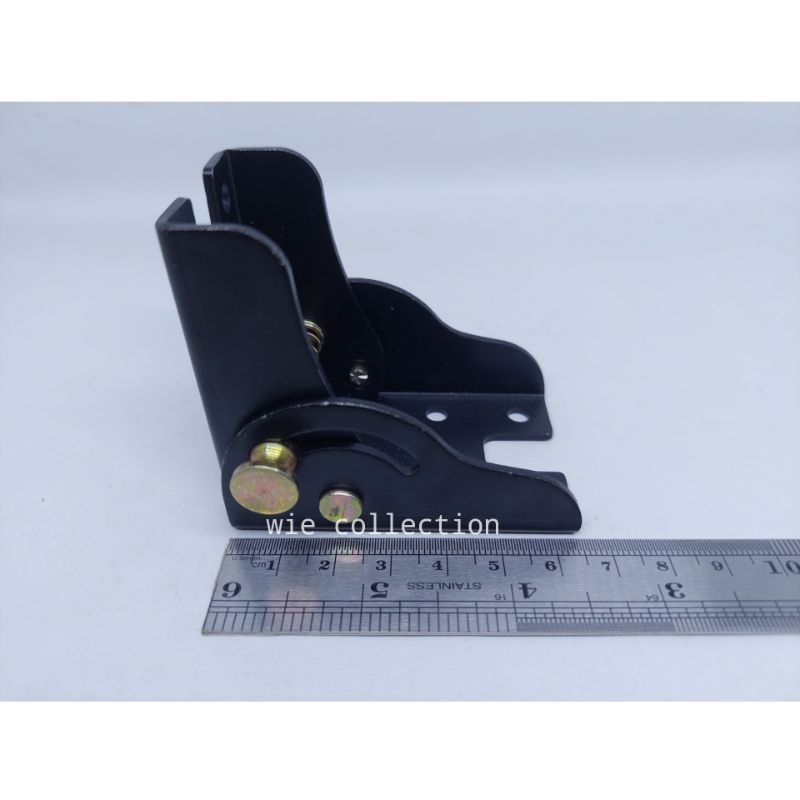 BRACKET ENGSEL MEJA LIPAT WARNA HITAM / BRACKET ENGSEL SIKU LIPAT