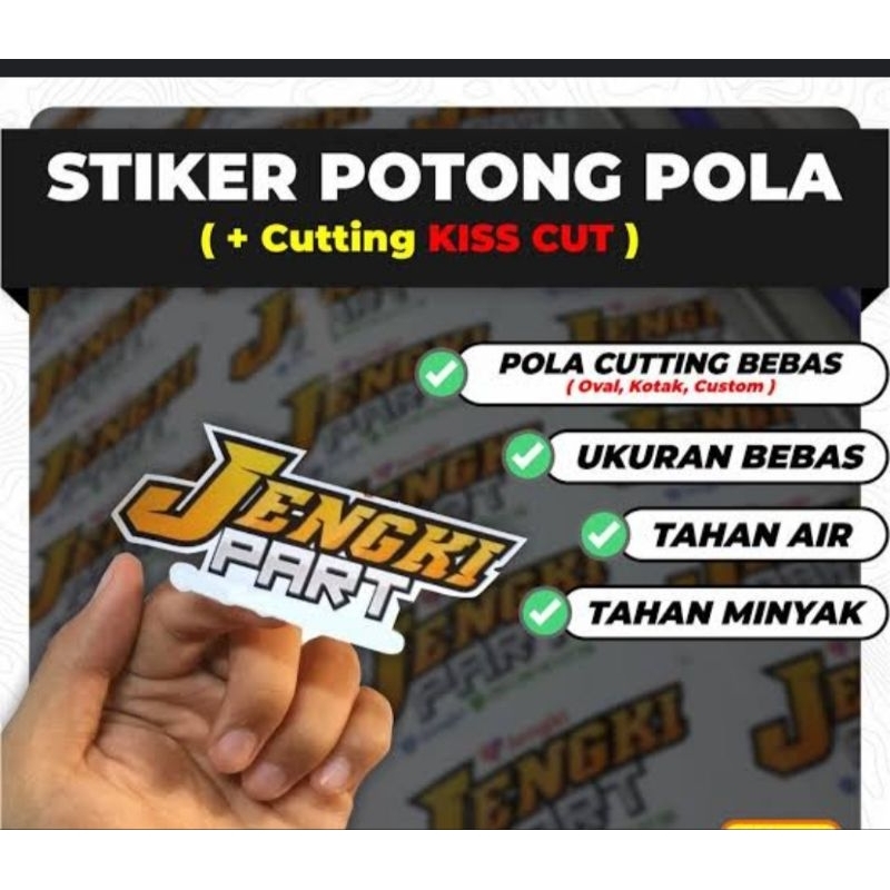 

Catting Stiker Costom / Stiker pola / Stiker Label