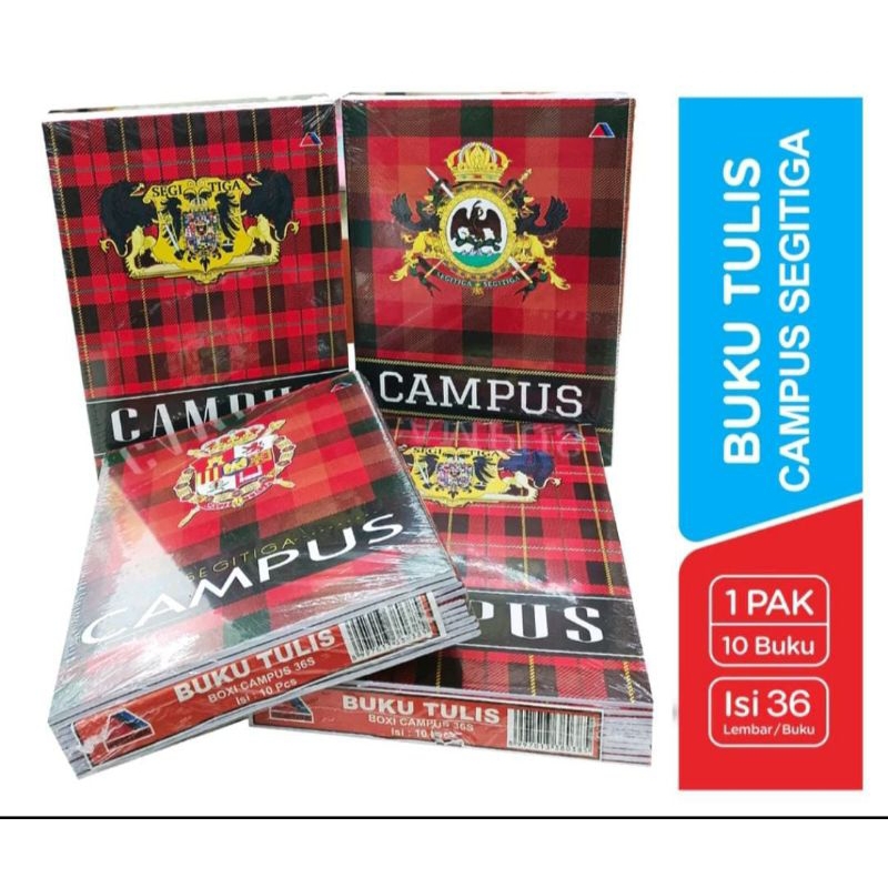 

Buku Tulis BM Campus isi 36Lembar 1Pak 10Buku