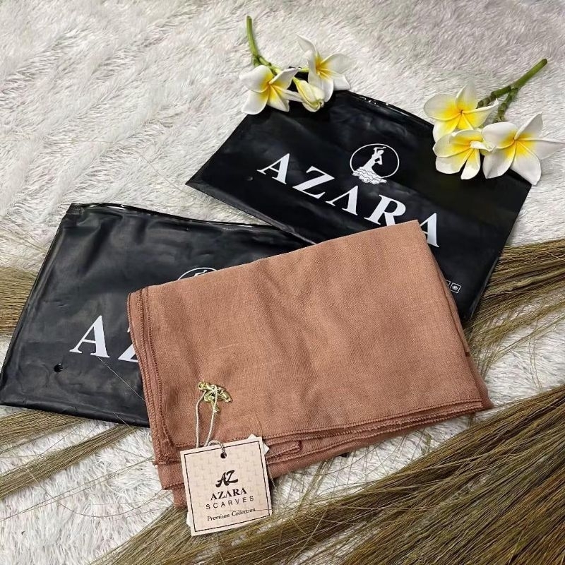 Hijab Segi Empat Paris Premium AZARA // Buckle Pouch Premium // Hijab Paris Azara