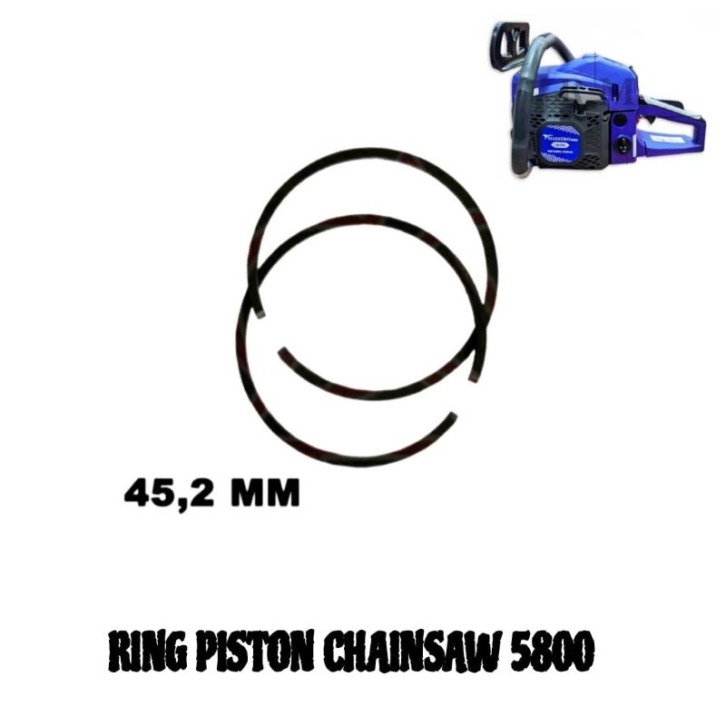Ring piston chainsaw kecil 5800 diameter piston 45,2mm