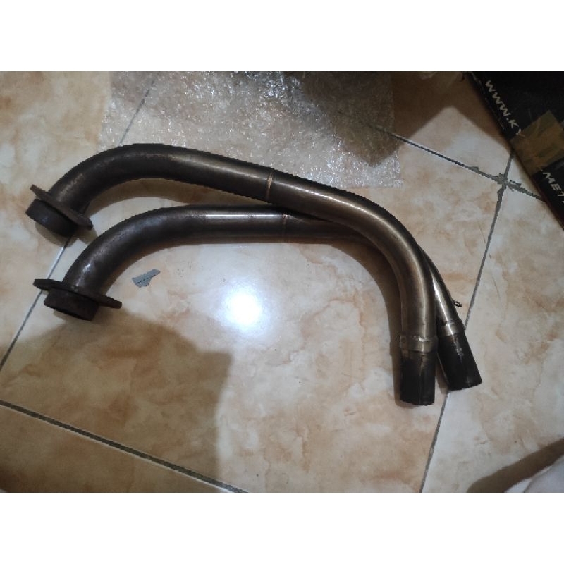 Knalpot NRP R25 header only pemakaian 1000kmno penyok spek porting in60