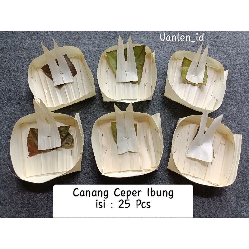 Canang Ceper Ibung untuk persembahyangan/ jejaitan bali