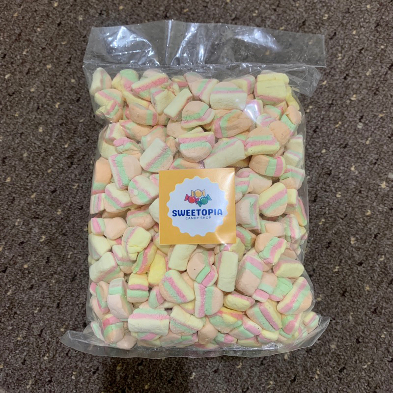 Marshmallow kiloan murah burger 1/2kg (500gr)
