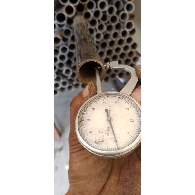 pipa stainless steel 1 inch tebal 2 mm. sus 304