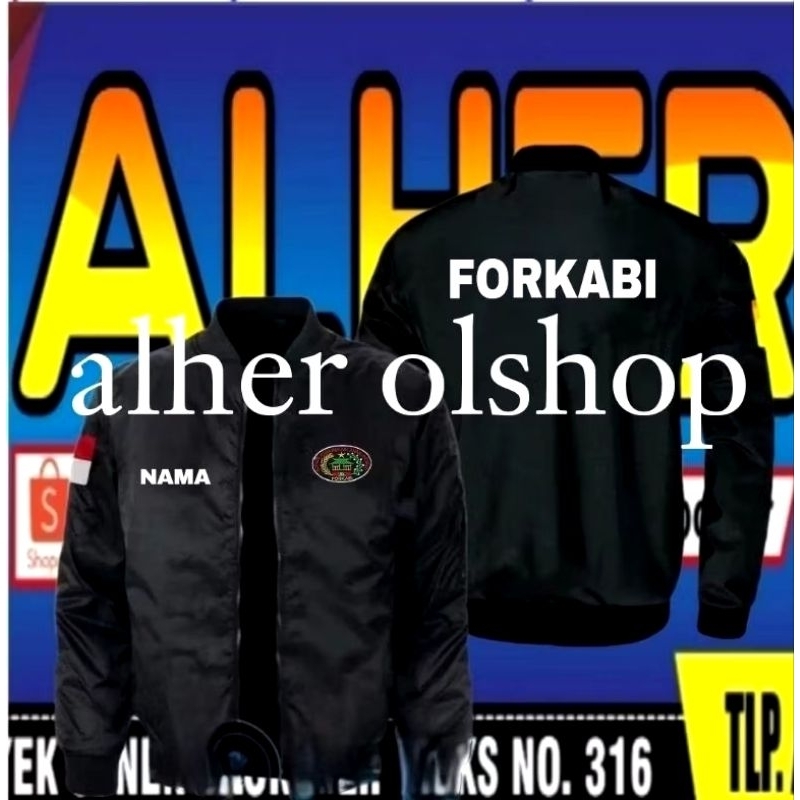 Jaket bordir FORKABI jaket FORKABI jaket bomber FORKABI jaket kerja FORKABI jaket seragam FORKABI