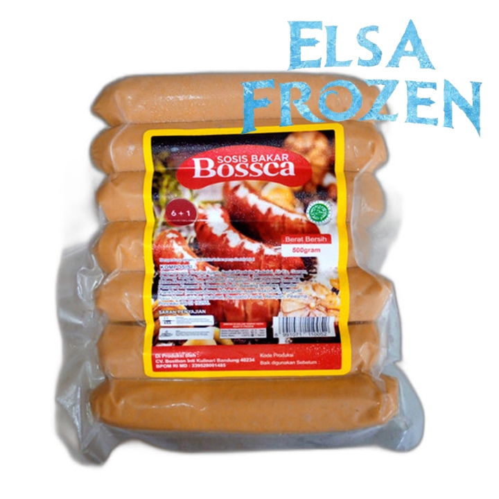 

BOSSCA SOSIS BAKAR 500GR ISI 6+1 / SOSIS BAKAR SAPI