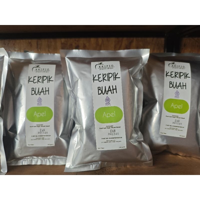 

Keripik Apel KRIPIO 100 gram kripik buah Malang
