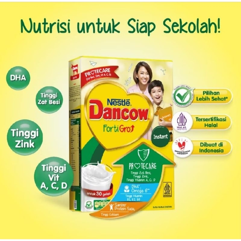 

Dancow Fortigro Instant 195 gr Susu Anak Susu Bubuk