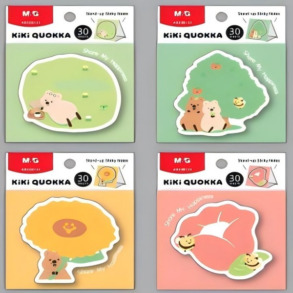 

TBMO M&G STAND-UP STICKY NOTES 30+SHEETS KIKI-QUOKKA YS-496 10032335/AS33B133