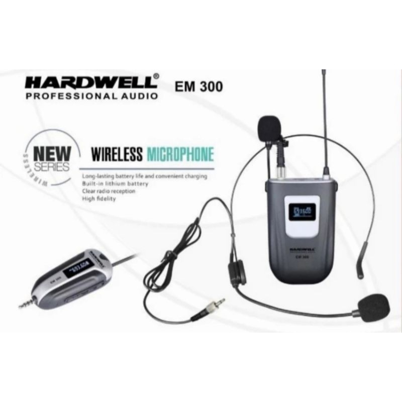 Mic Wireless HARDWELL EM 300 (ORIGINAL)
