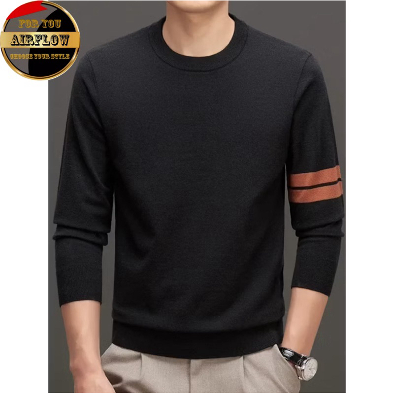 Sweater Pria Crewneck Original/Sweater Rajut Pria