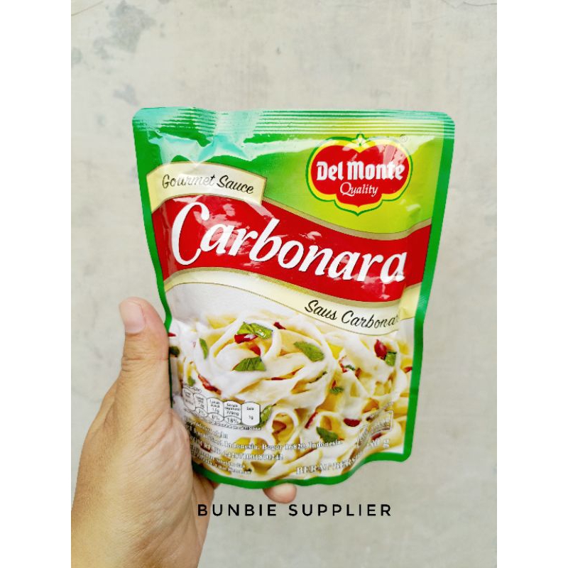 

Delmonte Sauce Carbonara / Saus Carbonara Cheese 180gr (Pack)