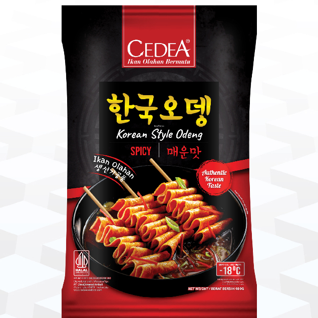 

Cedea Korean Odeng Spicy 480gr - Festive Frozen Food