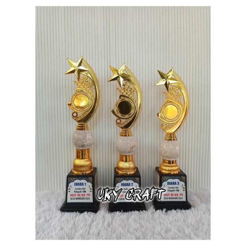 DUPLIKAT PIALA MARMER MURAH 1 SET JUARA 123.