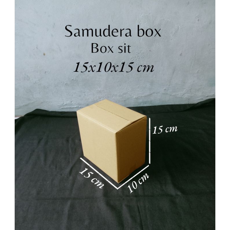

kardus karton box uk 15x10x15 cm ST sheet singgle wall polos