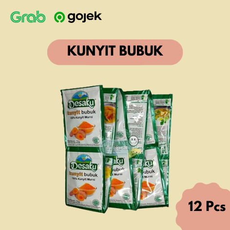 

Desaku Kunyit Bubuk 7.5 Gram - 12 Sachet (1 Renceng)