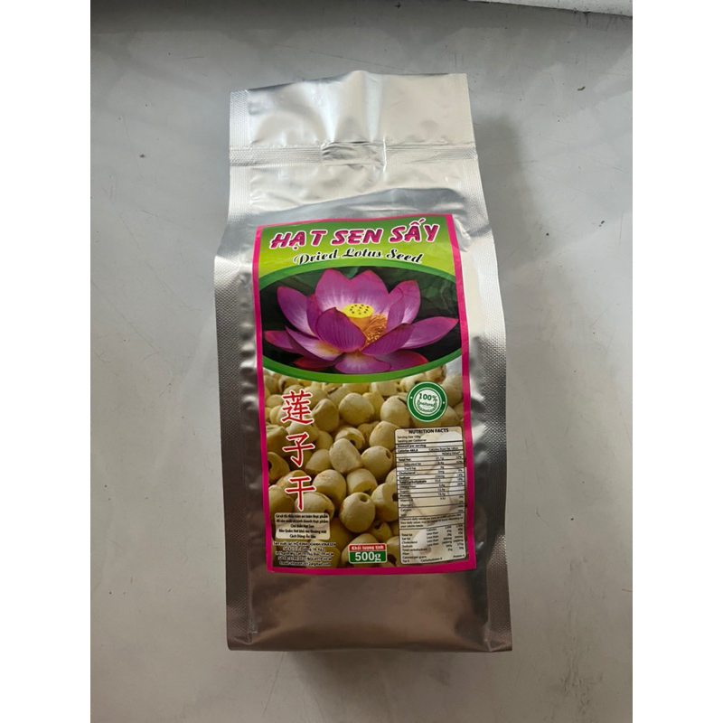 

[PRODUCT VIETNAM] kacang siap makan HAT SEN SAY biji lotus 500 gr original vietnam / dried lotus seed / kacang biji bunga teratai siap makan asli vietnam