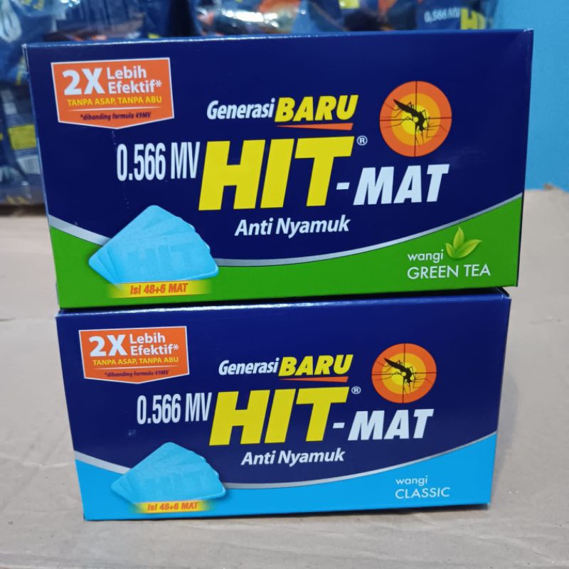 Hit Mat Anti Nyamuk Electrik Refill 48+6/Hit Mat Isi Ulang 54 Pcs
