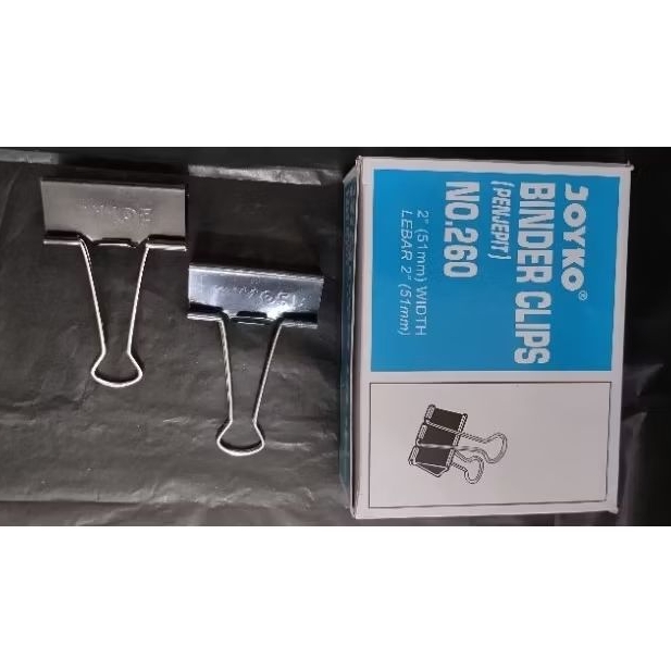 

Binder clips no 260, Joyko.