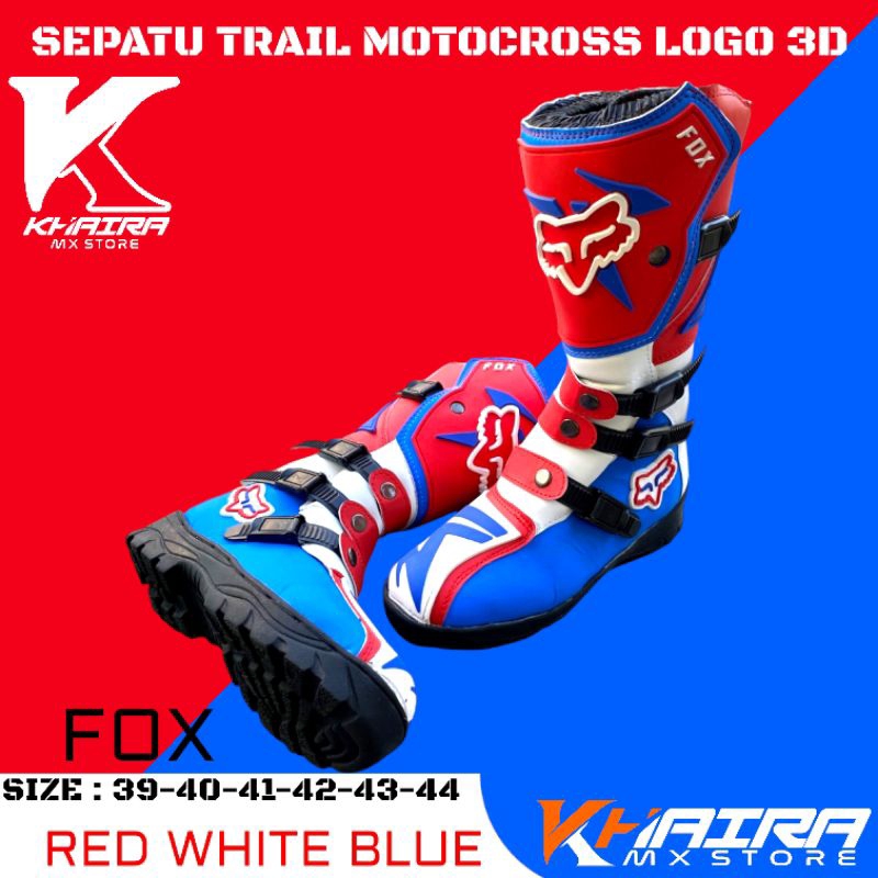 Sepatu Trail Motocross MX racing boots safety trabas adventure