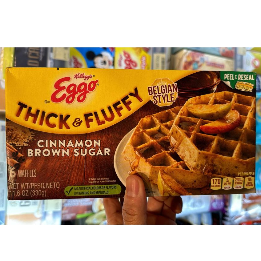 

Kellogg's Eggo Thick & Fluffy Cinnamon Brown Sugar