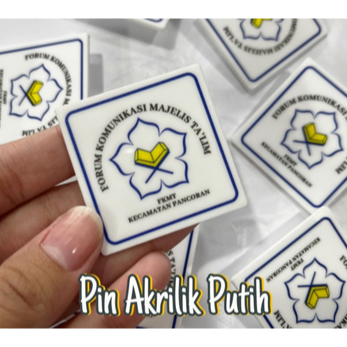 Pin Peniti Custom - Cetak Pin Peniti Souvenir - Pin Peniti Bahan akrilik bening 3 mm Murah