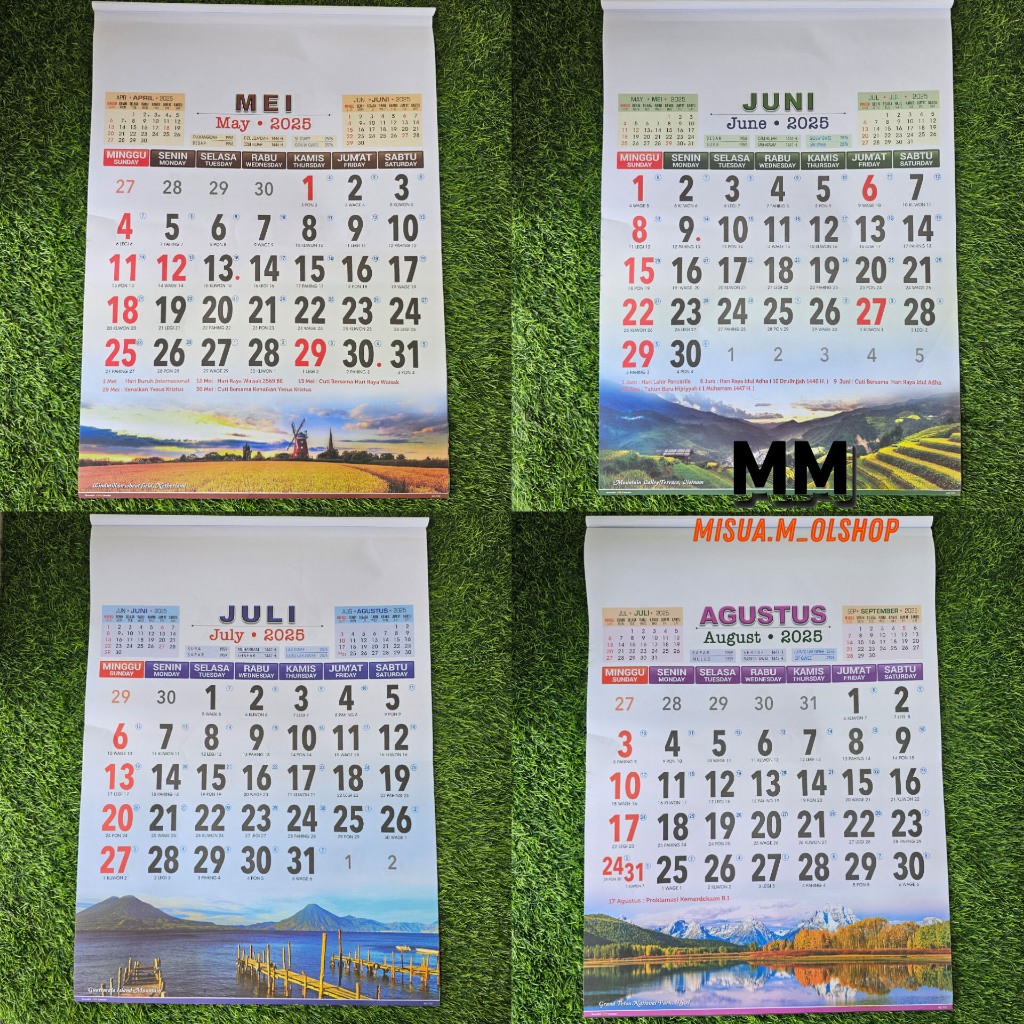 

KALENDER LUX EXECUTIVE AO 732 FULL COLOR TAHUN 2025 ( AO 732 UKURAN SUPER JOMBO )