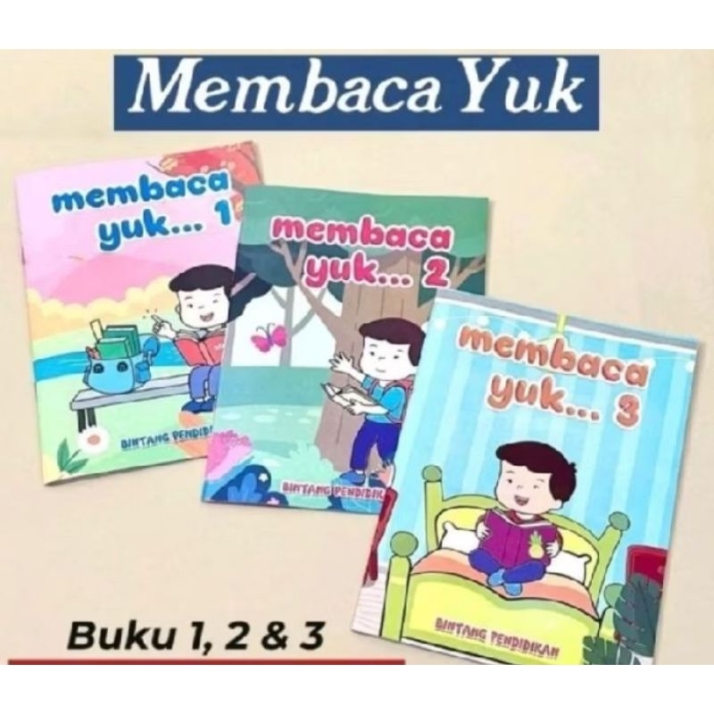 Buku Membaca Jilid 1 2 3