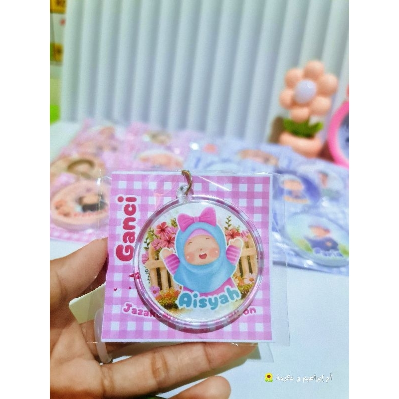 Ganci Akrilik custom nama