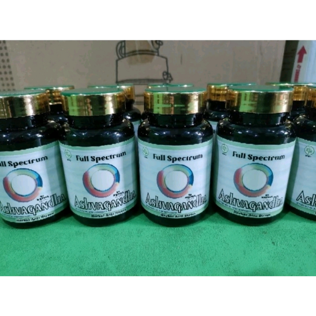 obat herbal kapsul aswaganda kapsul ashvagandha isi 50 kapsul original