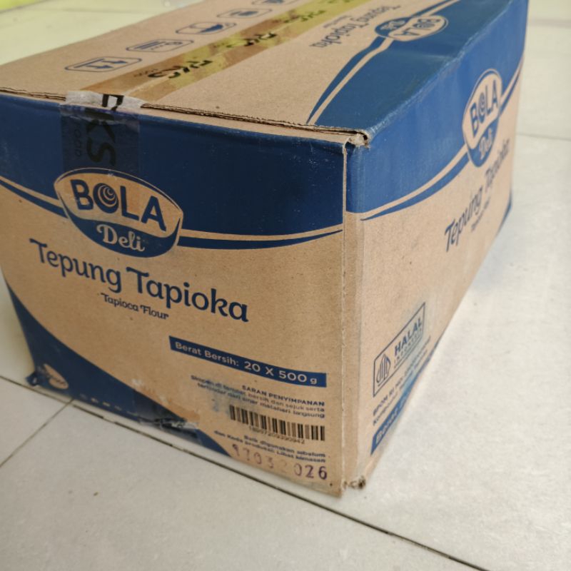 

Tepung bola Deli tapioka 500gr x 200pcs
