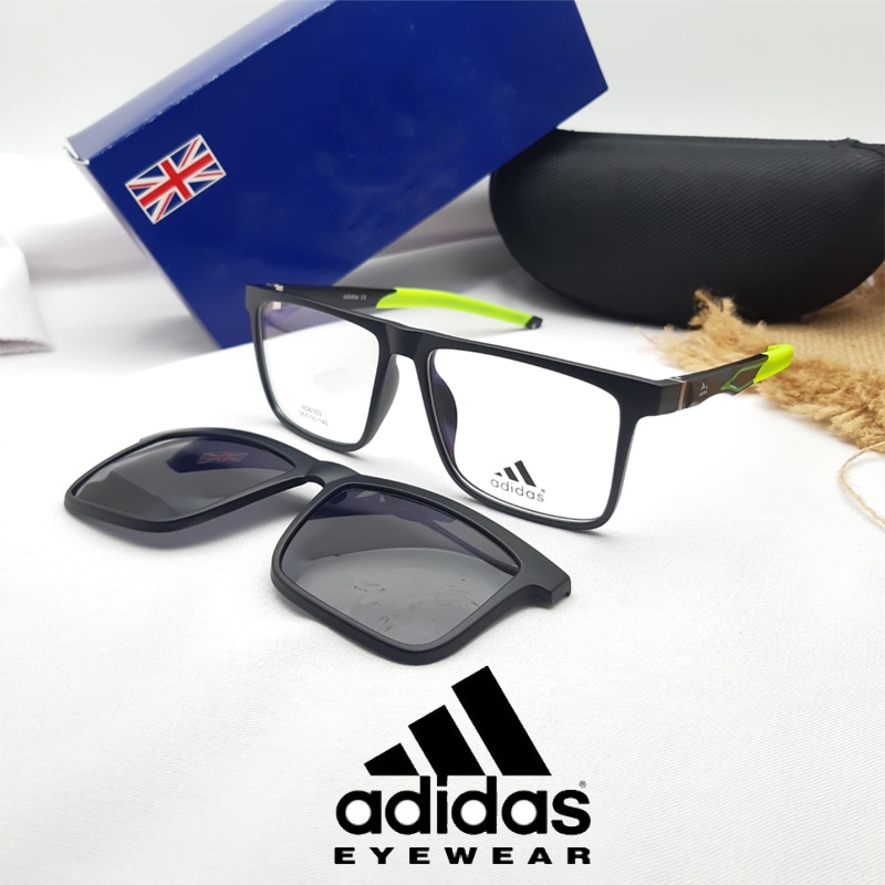 Frame Kacamata ADIDAS CLIP ON SPORT AD8153 Kotak Pria