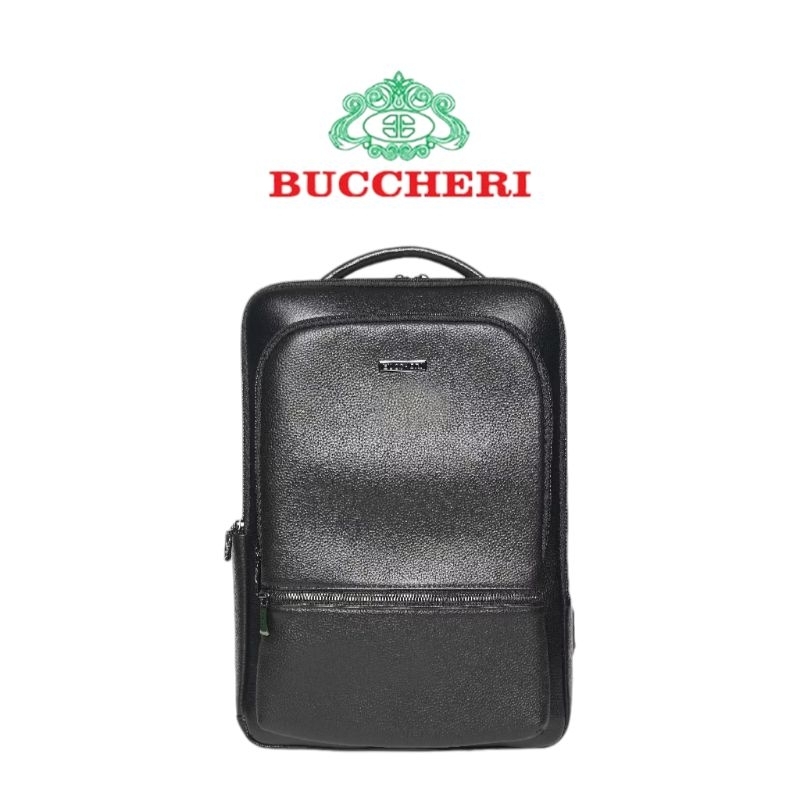 BUCCHERI Tas Ransel Pria-Full Kulit-bb1011.