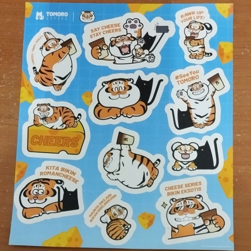 

Tomoro Coffee x Alexander Fat Tiger Sticker Limited Edition