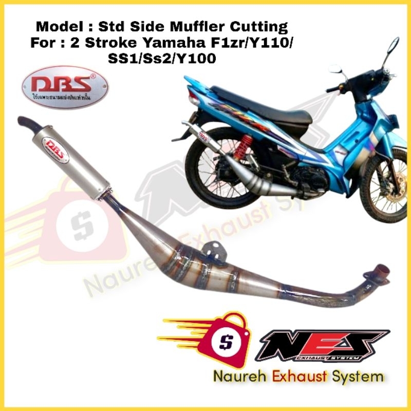 DBS Racing Open Exhaust Y110 SS1 SS2 F1Zr Motorcycle/ 2 Stroke Ekzos Open Exhaust Motorcycle