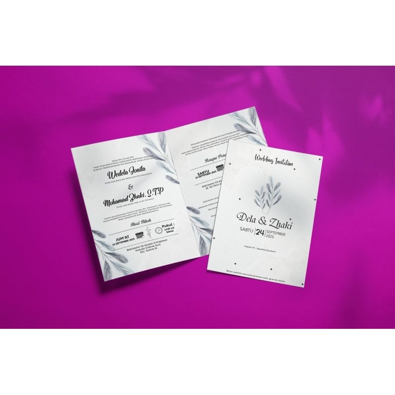 Undangan Pernikahan/ Undangan pernikahan aesthetic / Undangan pernikahan unik / Undangan pernikahan 