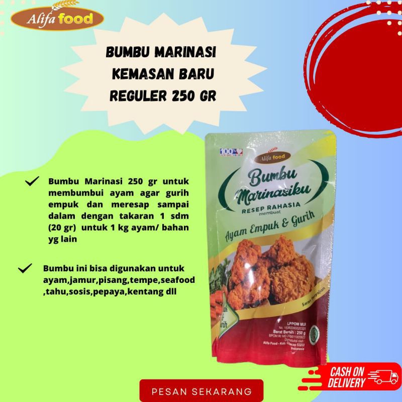 

bumbu marinasiku 250 gr alifa food untuk marinasi ayam